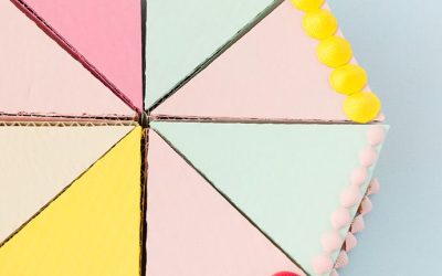 cake slice favours
